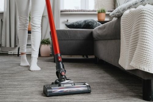 Proper vacuuming technique for carpets