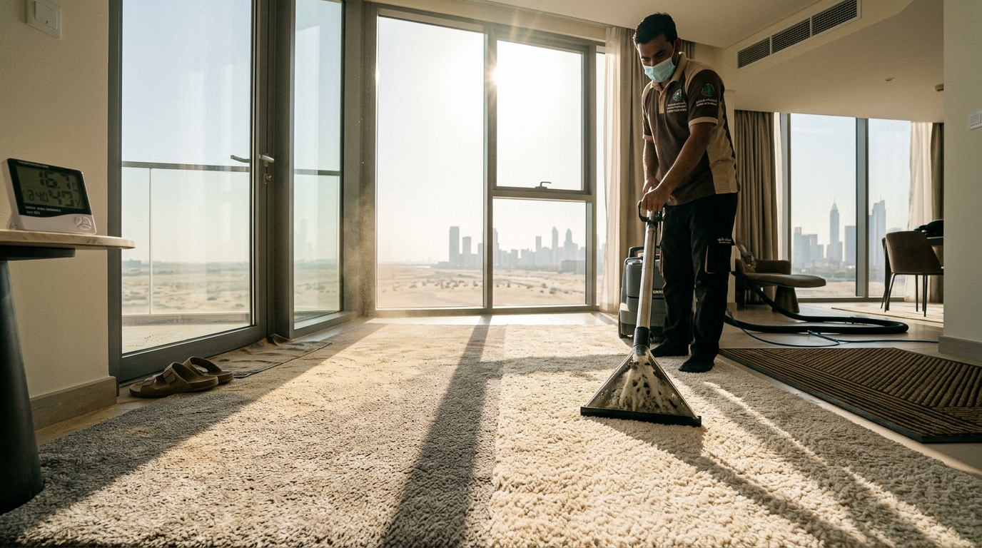  A carpet that would last 15 years in a London apartment may need replacement in 8 years in Dubai