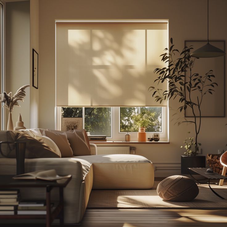 Different blinds in various rooms