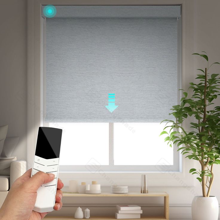 Motorized Blinds Dubai Smart Home Voice Control Remote Operation