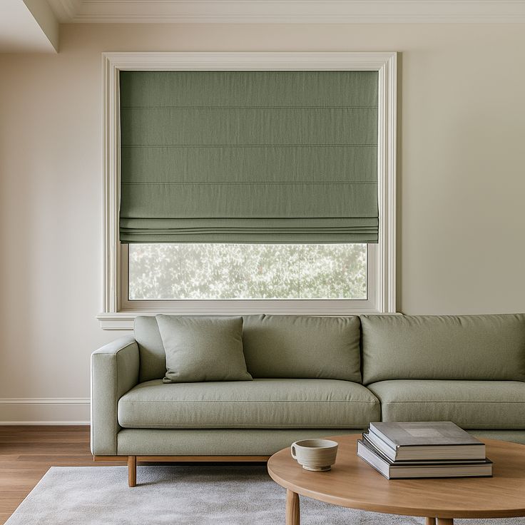 Roman Blinds Dubai - Elegant Fabric Folds for Dubai Living Rooms & Bedrooms