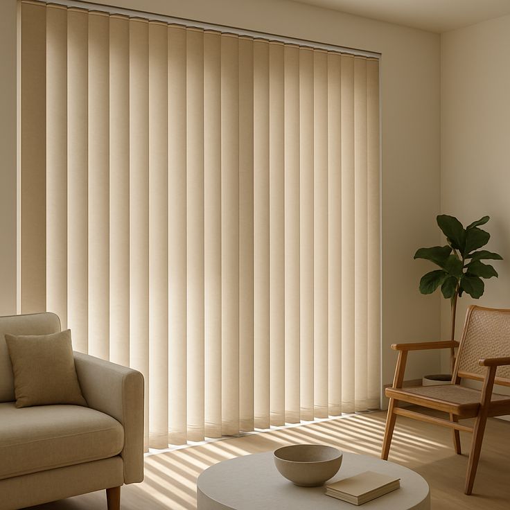 Vertical Blinds Dubai - Perfect for Sliding Doors & Large Windows in Dubai Homes