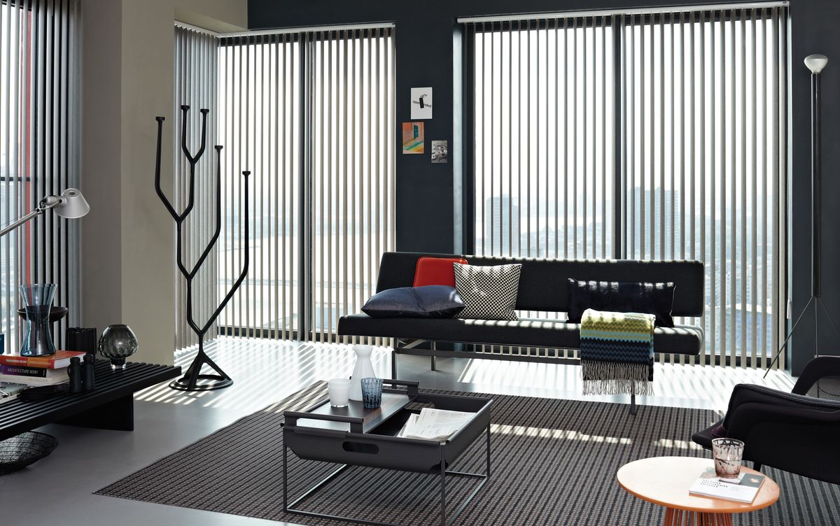 Vertical Blinds Samples Dubai - Sliding Doors Big Windows