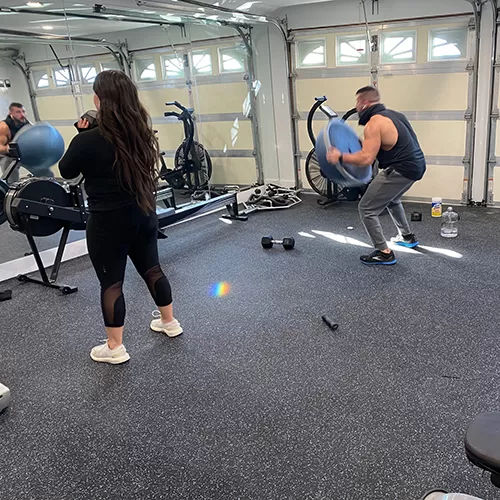 Rubber flooring in Dubai fitness gym