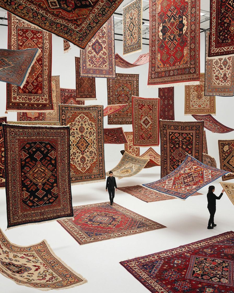 Professional Persian carpet installation in Dubai home - expert fitting service
